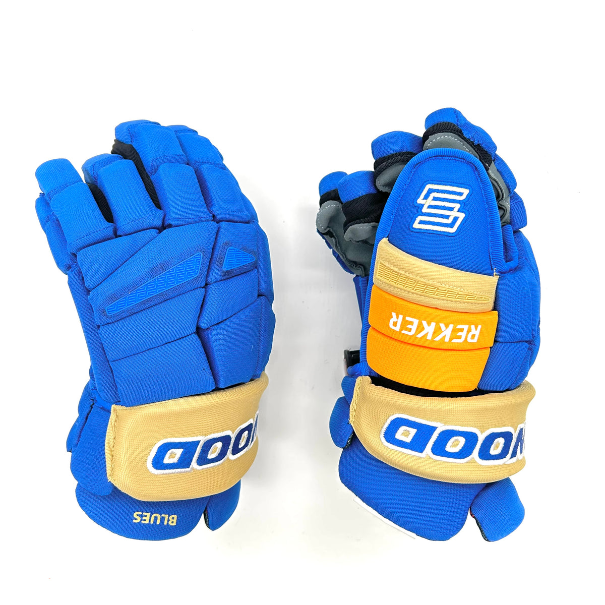 Sherwood Rekker Legend Pro - NHL Pro Stock Glove - St. Louis Blues (Bl ...