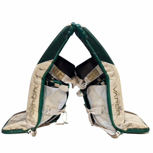 Bauer Vapor HyperLite - Used Pro Stock Goalie Full Set (White/Green/Gold)