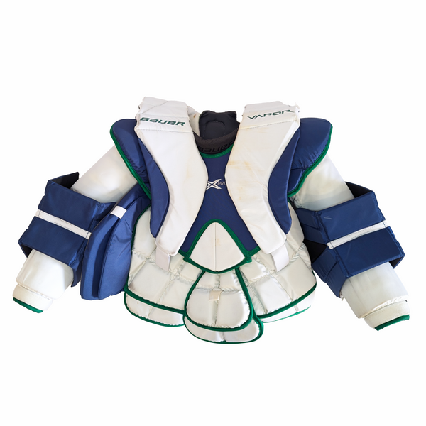 Bauer Vapor 2X Pro - Used Pro Stock Goalie Chest Protector (White/Blue))