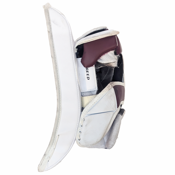 Bauer Supreme 2S Pro - Used Pro Stock Goalie Pads (White/Maroon)