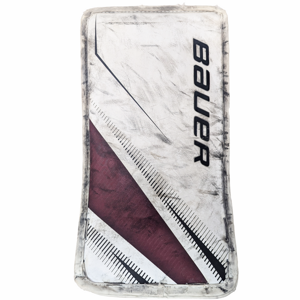 Bauer Supreme 2S Pro - Used Pro Stock Goalie Pads (White/Maroon)