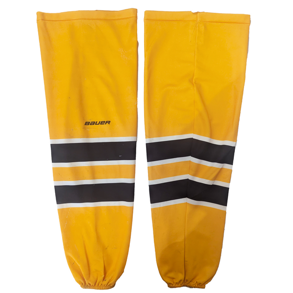 Bauer - Used Hockey Socks (Yellow/White/Black)