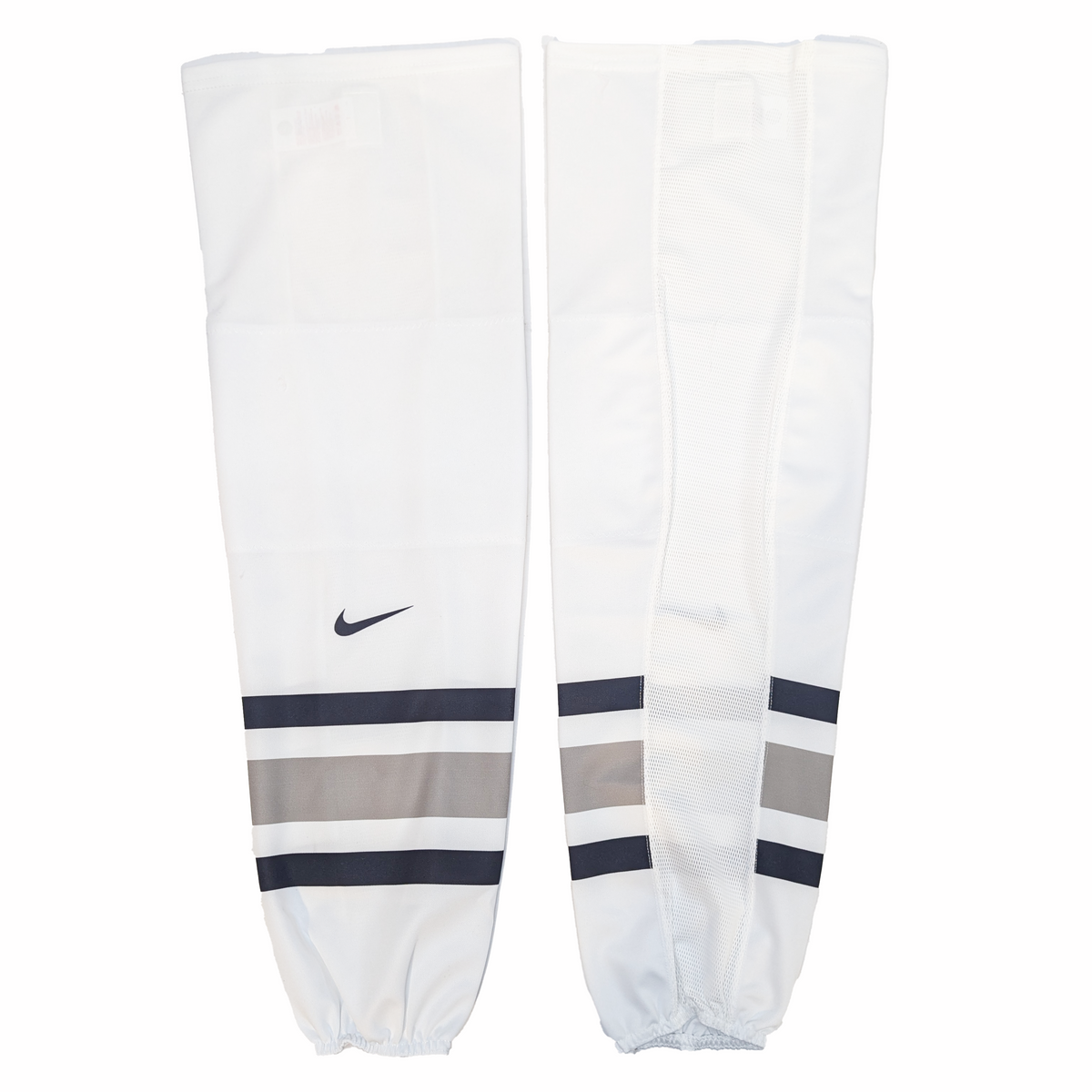 Nike - New NCAA Nike Hockey Sock (White/Black/Grey) – HockeyStickMan Canada