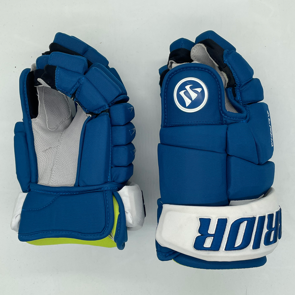 Warrior Alpha DX - NHL Pro Stock Glove - Jayson Megna (Blue/White)