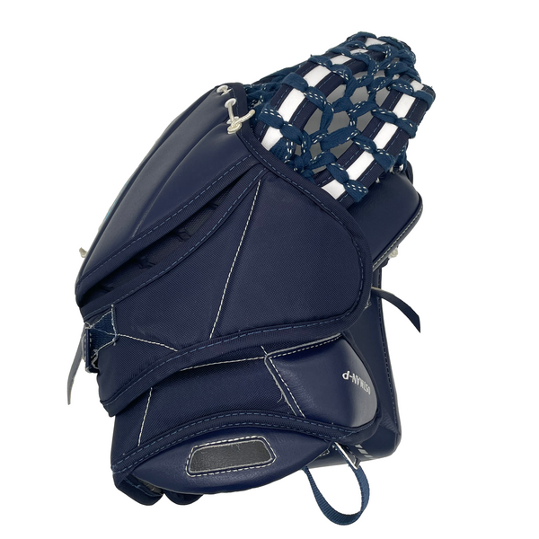 Bauer Vapor Hyperlite - New Pro Stock Goalie Glove (White/Navy)