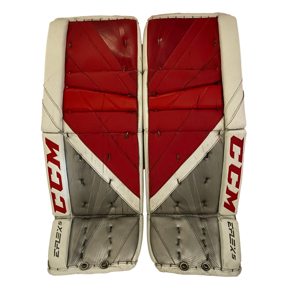 CCM Extreme Flex 5 - Used Pro Stock Full Goalie Set (Red/White)