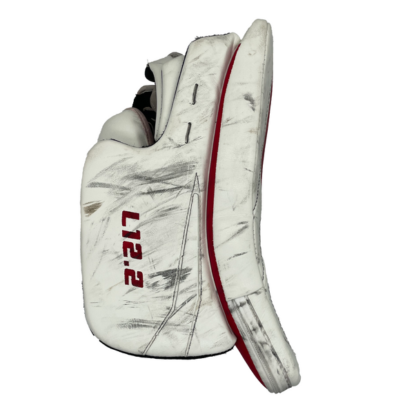 True L12.2 - Used Pro Stock Full Goalie Set (White/Red)