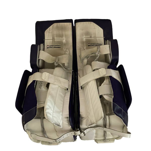 True L20.2 - Used Pro Stock Goalie Pads (Purple/White)