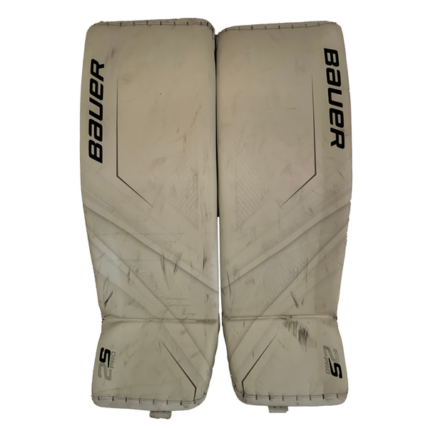 Bauer Supreme 2S Pro - Used Pro Stock Goalie Pads (White)