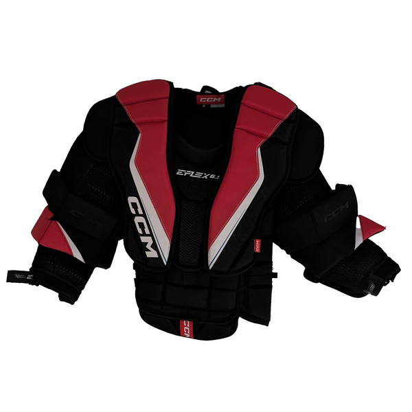 CCM Extreme Flex 6.5 - New Junior Goalie Chest Protector (Black/Red)