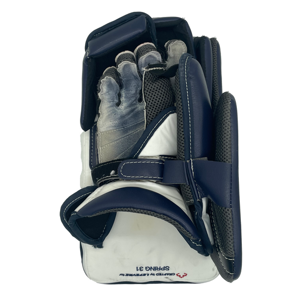 True L20.2 - Used Pro Stock Goalie Blocker (Navy/White)