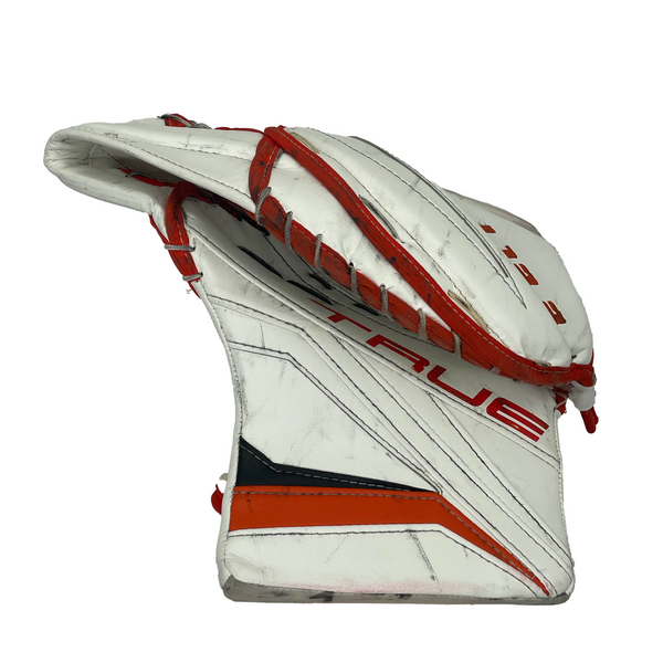 True L12.2 - Used Pro Stock Goalie Trapper (White/Orange)