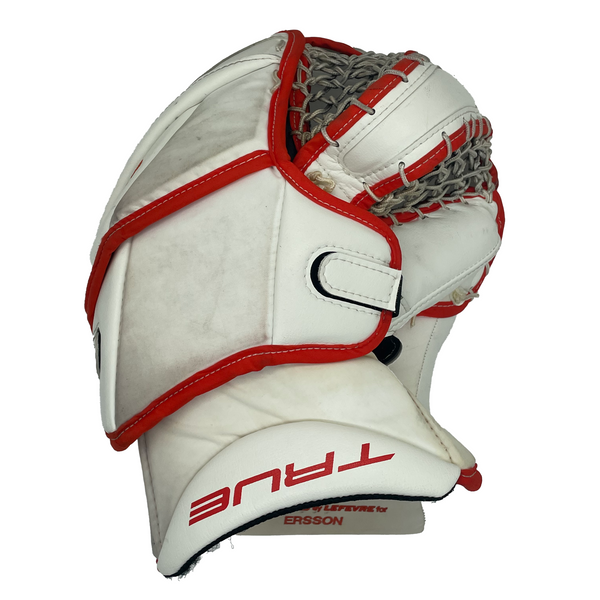 True L12.2 - Used Pro Stock Goalie Trapper (White/Orange)