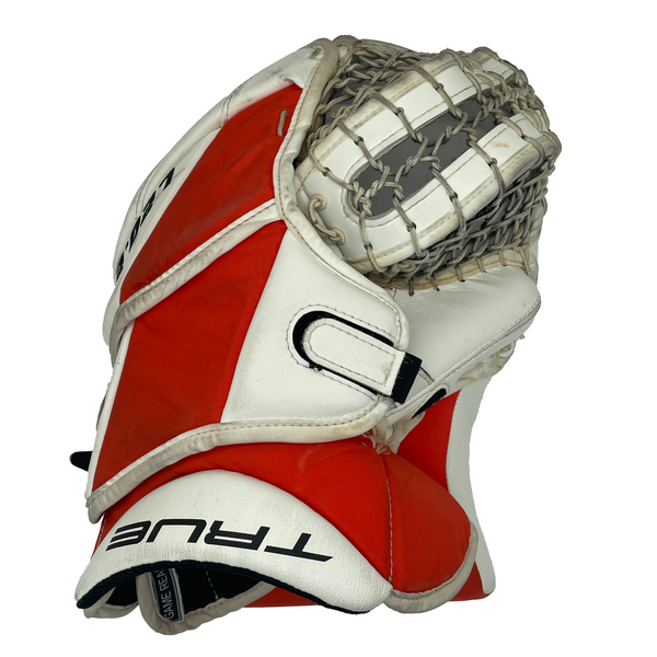 True L20.2 - Used Pro Stock Goalie Pad Full Set (White/Black/Orange)