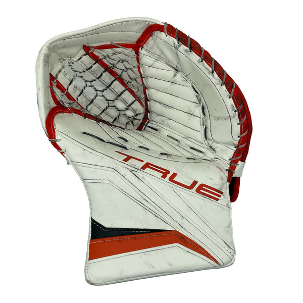 True L12.2 - Used Pro Stock Goalie Pad Full Set (White/Black/Orange)