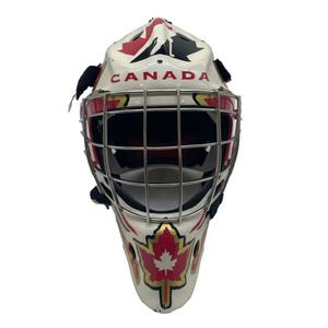 Bauer NME7 - Used Goalie Helmet  *Team Canada Graphic*