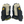 Load image into Gallery viewer, Warrior Alpha - Used ECHL Pro Stock Glove (Black/Gold)
