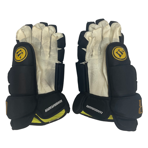 Warrior Alpha - Used ECHL Pro Stock Glove (Black/Gold)