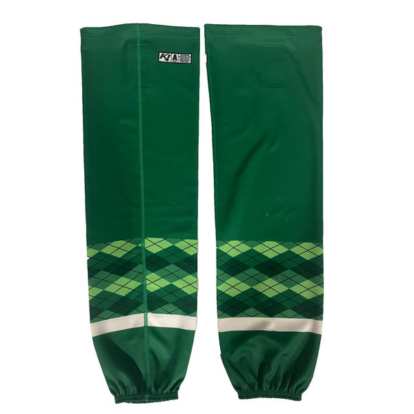 ECHL - Used K1 Hockey Socks (St Patty's Day)