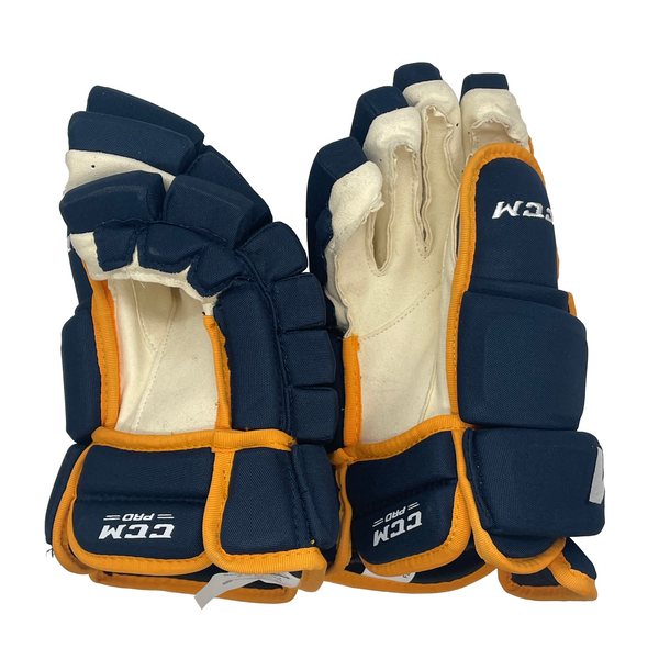 CCM HG97XP - NCAA Pro Stock Glove (Navy/Yellow)