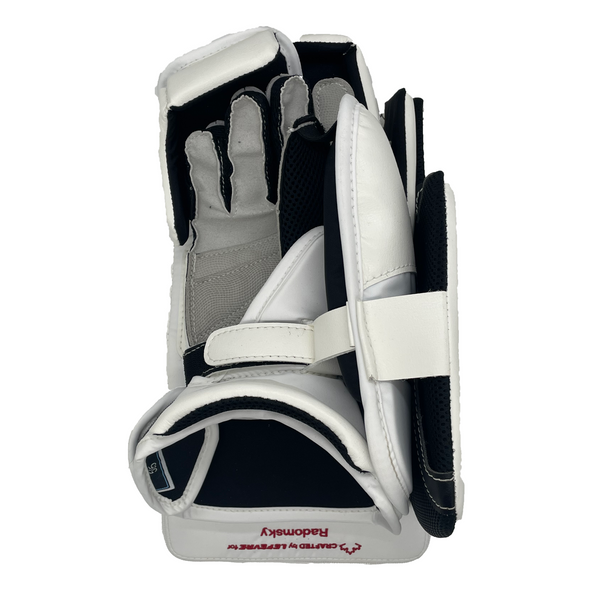 True Catalyst PX3 - New Pro Stock Goalie Glove Set (White/Red/Yellow)