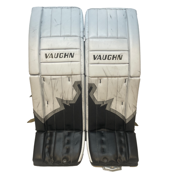 Vaughn Velocity VE8 Pro Carbon - Used Pro Stock Goalie Set (White/Black/Silver)