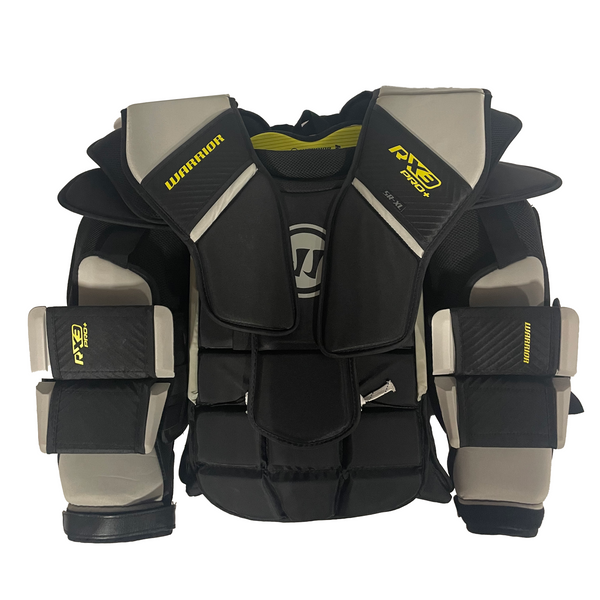 Warrior Ritual RX3 Pro+ - New Pro Stock Goalie Chest Protector (Black/Grey)