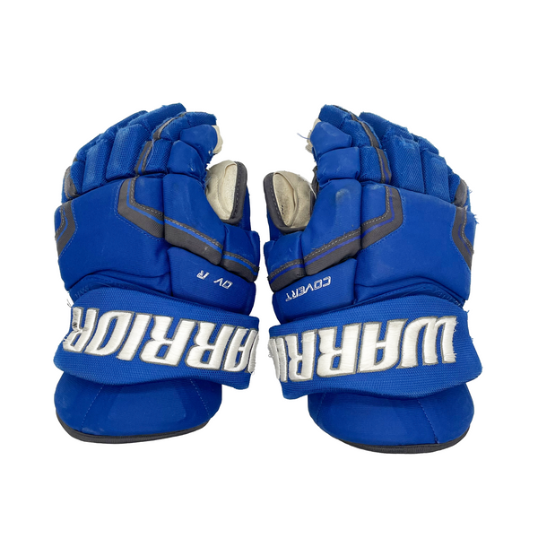 Warrior Covert - Used ECHL Pro Stock Glove (Royal Blue)