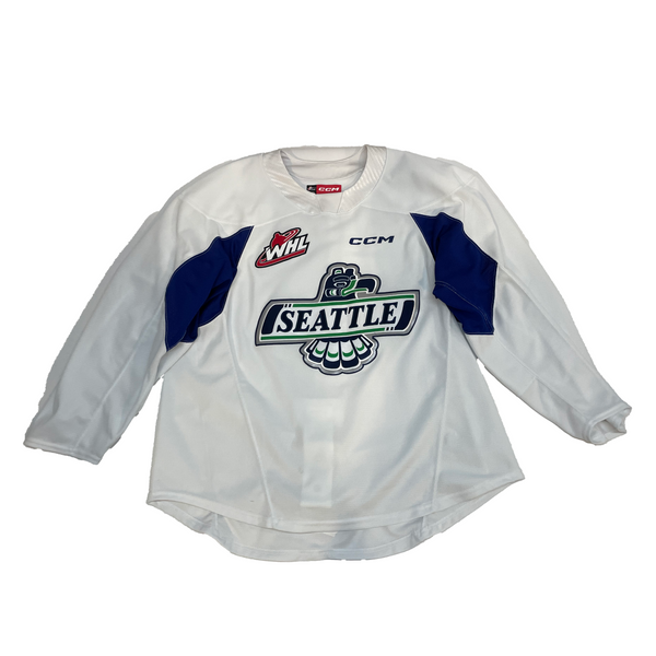 WHL - Used CCM Practice Jersey - Seattle Thunderbirds (White)