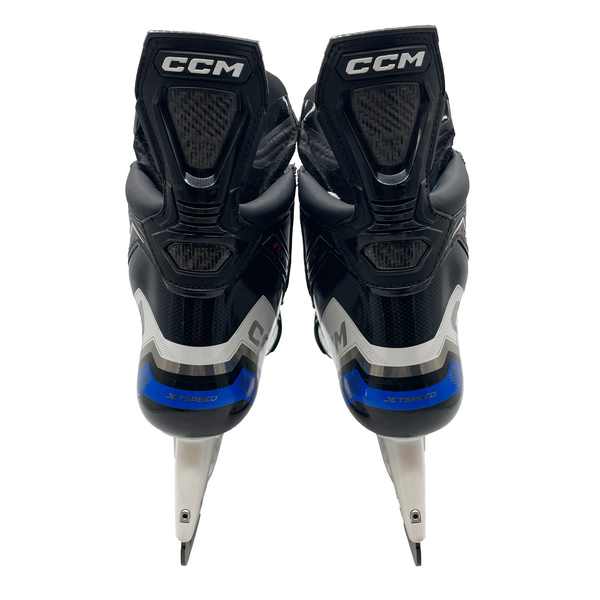 CCM Jetspeed FT6 Pro - Pro Stock Hockey Skates - Size 8EE (White/Blue)