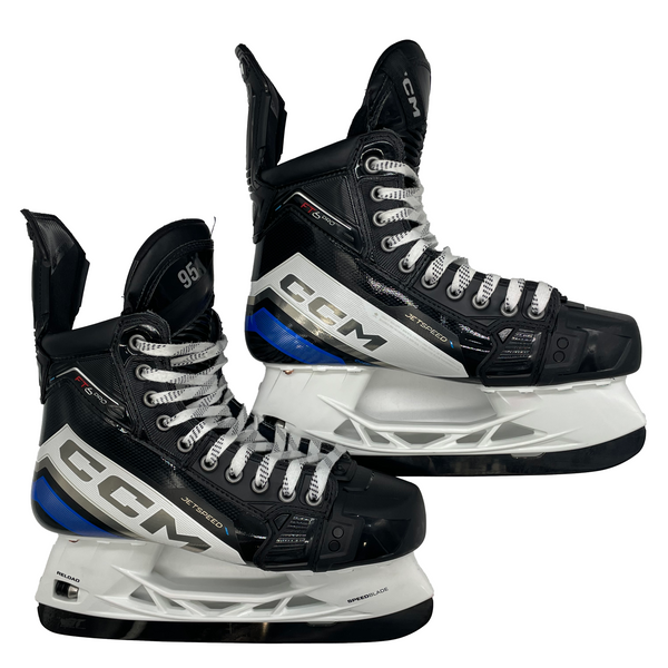 CCM Jetspeed FT6 Pro - Pro Stock Hockey Skates - Size 8EE (White/Blue)