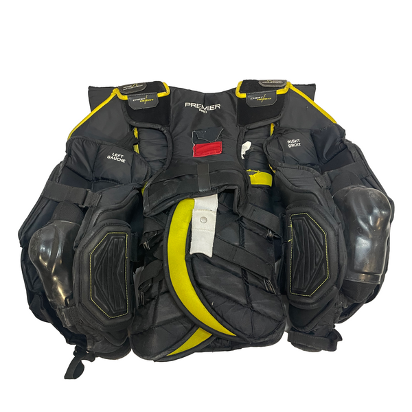 CCM Premier - Used Pro Stock Goalie Chest Protector (Black/Yellow)