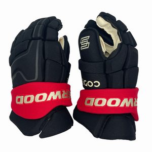 Sherwood Code Encrypt Pro - NHL Pro Stock Glove - TEAM CANADA 4-Nations LE (Black/Red/Beige)