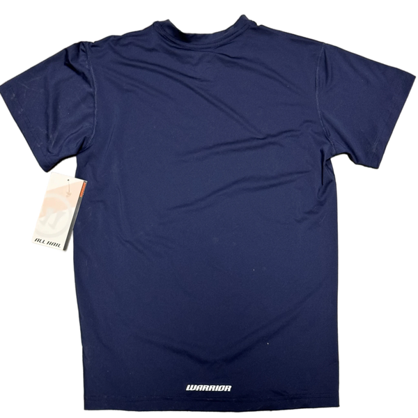 Warrior - Womens Short Sleeve Compression Shirt - (Navy)