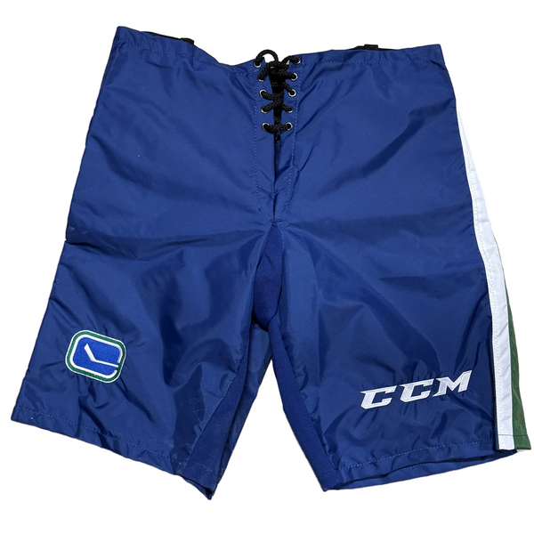 CCM PP10 - New NHL Pro Stock Pant Shell - Vancouver Canucks (Blue/Green/White)