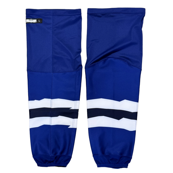 OHL - New CCM Game Sock (Blue/White/Navy)