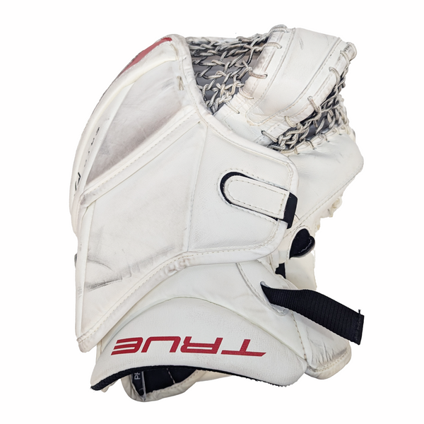 True Catalyst PX3 - Used Pro Stock Goalie Glove (White/Red/Black)