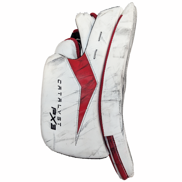 TRUE Catalyst PX3 - Used Pro Stock Goalie Pads (White/Red/Black)