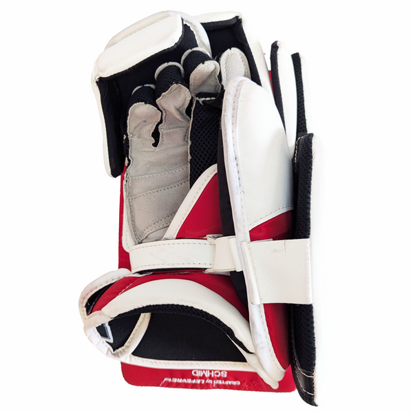 TRUE Catalyst PX3 - Used Pro Stock Goalie Pad Set (White/Black/Red)