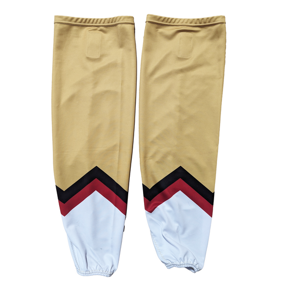 Used Hockey Socks (Gold/White/Red)