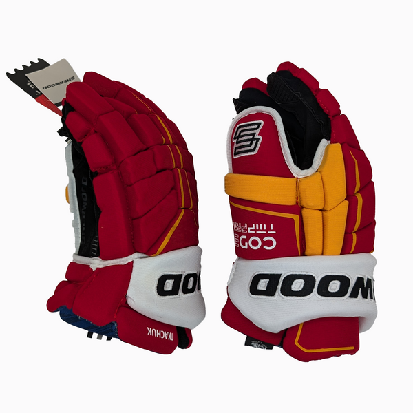 Sherwood Code TMP Pro - NHL Pro Stock Glove - Matthew Tkachuk (Red/Yellow/White)