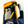 Load image into Gallery viewer, CCM Premier II  - Used Goalie Blocker (Navy/Yellow/White)
