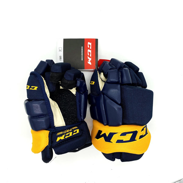 CCM HG42PP - OHL Pro Stock Glove (Navy/Yellow)