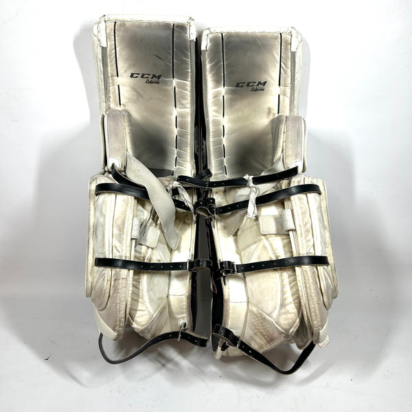 CCM Premier - Pro Stock Goalie Pads (White/Maroon)