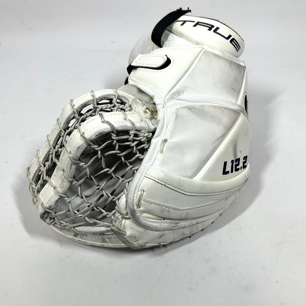 True L12.2 - Used Pro Stock Goalie Glove (White)