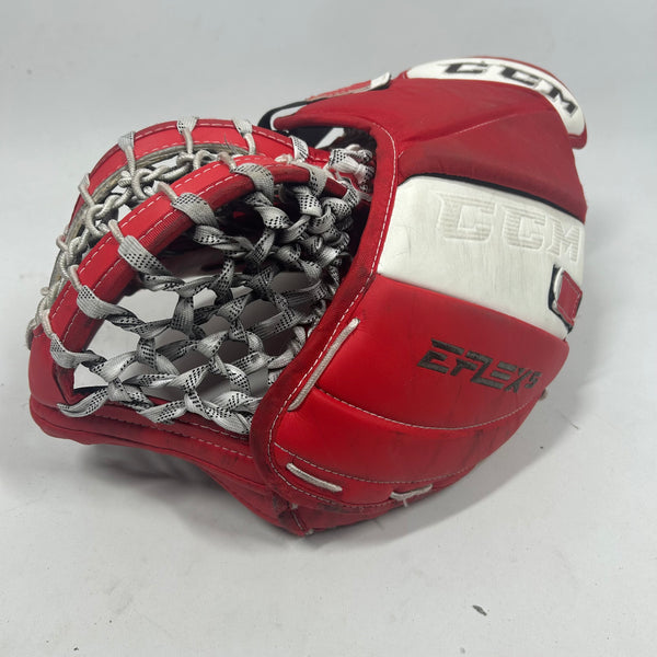 CCM Extreme Flex 5  - Used Goalie Glove (Red/White)