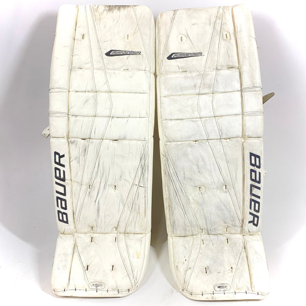 Bauer Reactor 9000 - Used Pro Stock Goalie Pads (White)