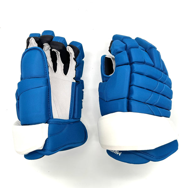 Warrior Alpha DX - NHL Pro Stock Glove - Jayson Megna (Blue/White) *No Logo*