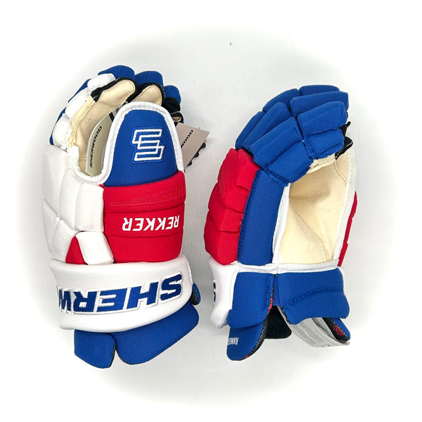 Sherwood Rekker Legend Pro - NHL Pro Stock Glove - Pro Palm - New York Rangers (Red/White/Blue)