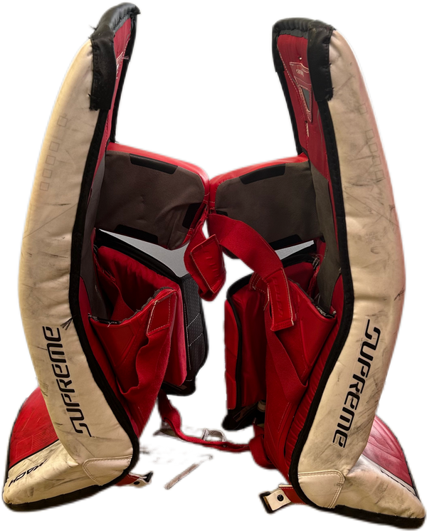 Bauer Supreme Mach - Used Pro Stock Full Set (White/Red/Black)